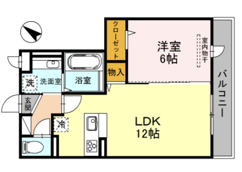 CRESCENTE経堂　壱番館 間取り