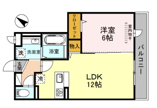 CRESCENTE経堂　壱番館 間取り