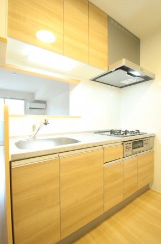 CRESCENTE経堂　壱番館 3口システムキッチン